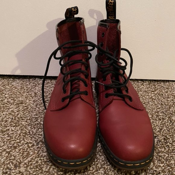 dr martens newton red